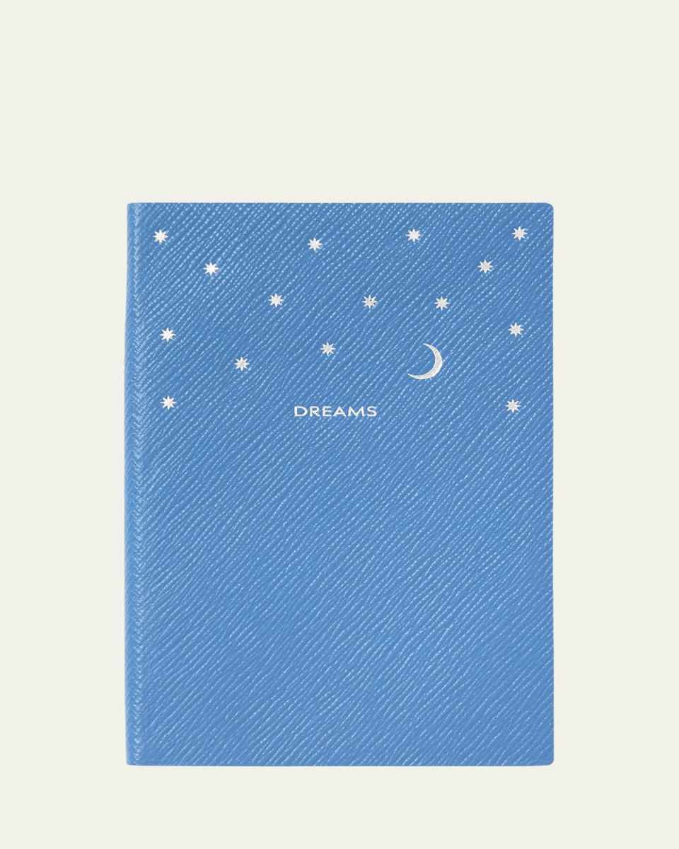 Dreams Chelsea Notebook in Panama Leather, Nile Blue